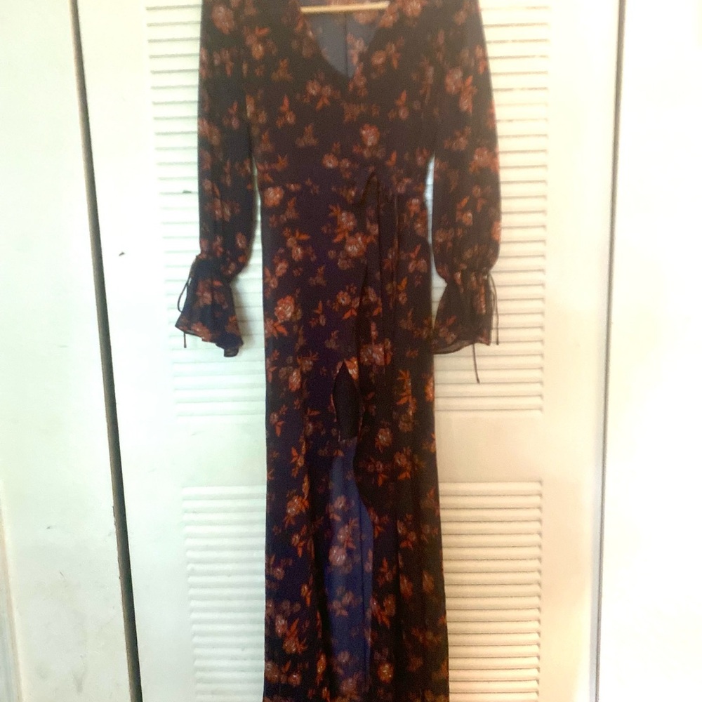 Floral Long Sleeve Dress
